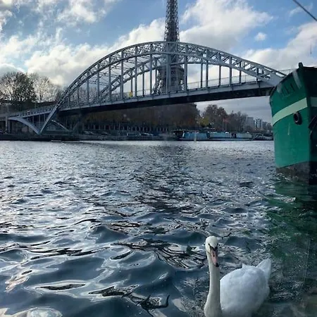 Sejour Sur Peniche De Luxe Face Tour Eiffel 船上ホテル *