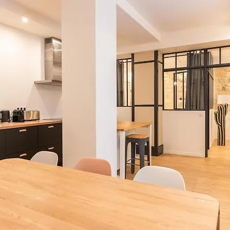 Apartment Design Architect Loft For 10 Guests Near Metro Paris