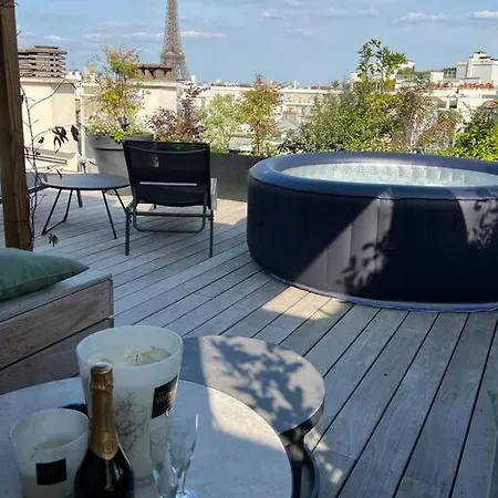 アパート Luxury Penthouse - Eiffel Tower パリ