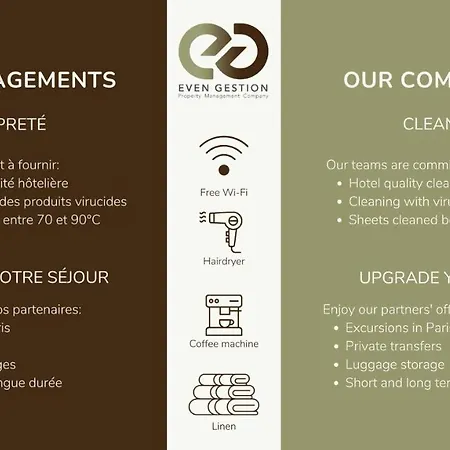 Apartment 2.luxueux Duplex 6/8pers/full Equipped/republique Paris