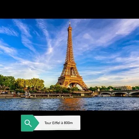 Studio & Tour Eiffel & Champ Mars Appartement