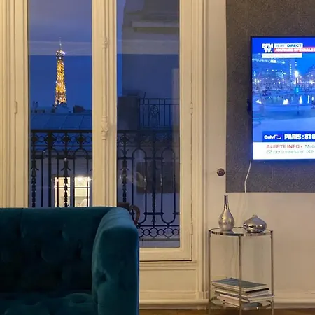 Luxe, Vue Tour Eiffel Ac 5 Ou 6 P Appartement Paris