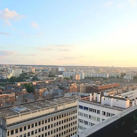Bright Flat 90m2 Great View パリ