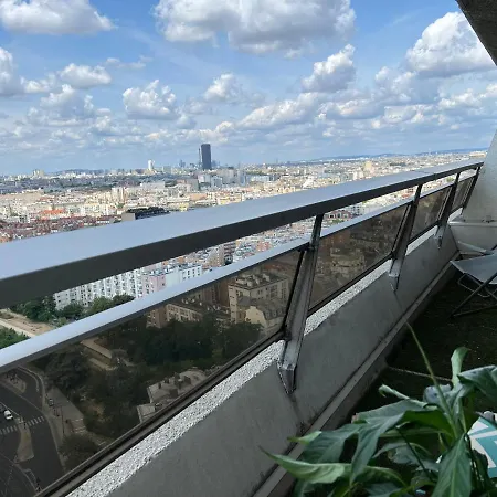 Appartement Above Eiffel Tower View Balcony Paris
