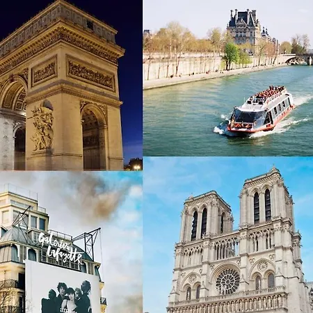 Eiffel Tower View Rooftop Studio Paris
