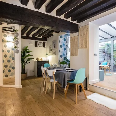 アパート Chic Avec Patio - 2br 6p - Le Marais