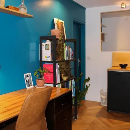 Appartement New Cocoon With Garden Near Buttes-chaumont