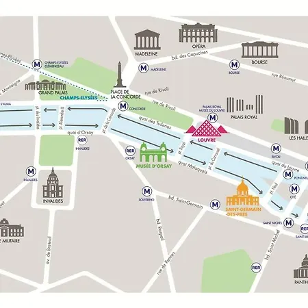1 Bedroom Only 15 Min Walk To The Louvre Appartement