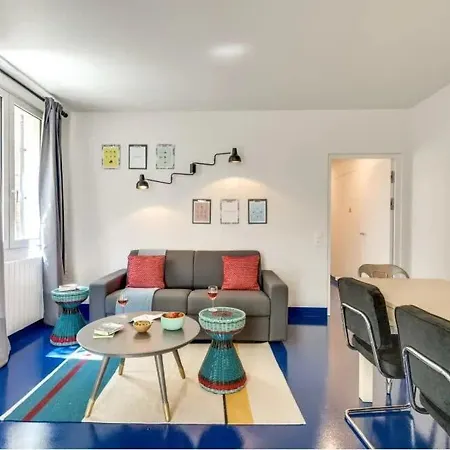 Apartment Modern & Colourful 3bd For 9 Guests In Le Marais!