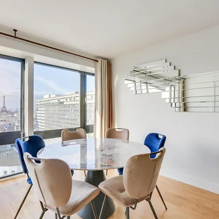 Apartment Luxury 75m2 With Eiffel Tower View, 1 Min Metro, Parking *