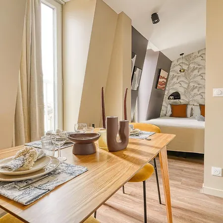 Le Belleville Апартаменты Париж