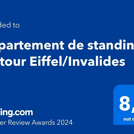 De Standing 1 - Tour Eiffel/invalides *