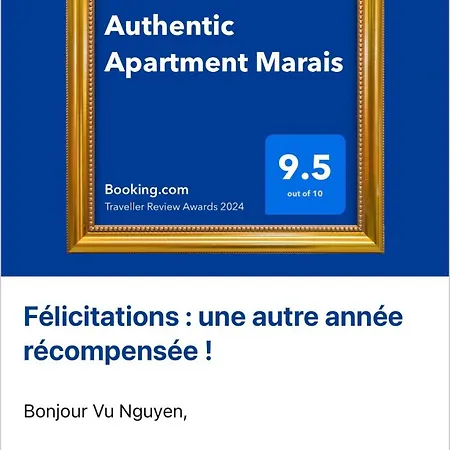 Appartement Authentic Marais