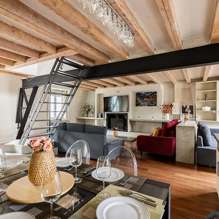 Quartier Mezzanine & 1br Le Marais Temple Free Netflix Apartment *