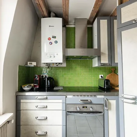 Apartamento Quartier Mezzanine & 1br Le Marais Temple Free Netflix París