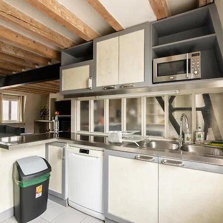 Apartment Quartier Mezzanine & 1br Le Marais Temple Free Netflix *