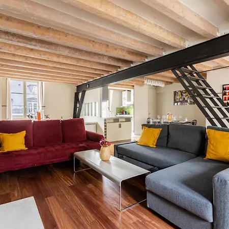 Quartier Mezzanine & 1br Le Marais Temple Free Netflix Apartamento París