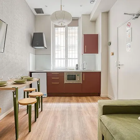 Le Belleville Апартаменты Париж