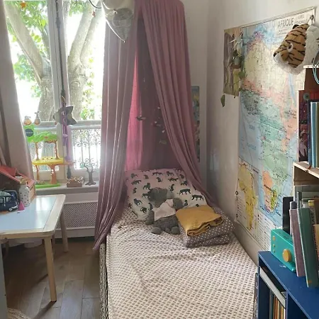 Apartment Bright Atypical Duplex In Menilmontant Paris