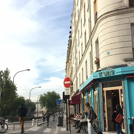 アパート Paris, Au Bord Du Canal Saint Martin *