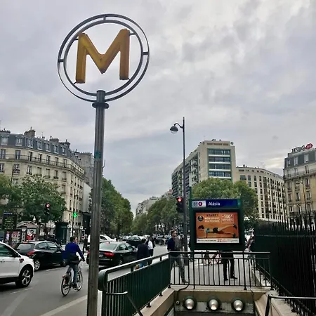 Paris-alesia Super 2 Pieces De 39m2 - Tres Cosy Pour 1 - 5 Personnes Totalement Refait A Neuf -entire Luxurious And Warm -paris Alesia 14eme - Proche Aeroport Paris-orly - Parc Des Expositions Porte De Versailles Free Wifi Gratu * Париж