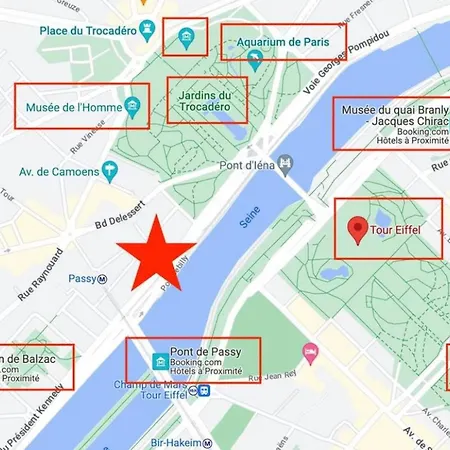 The Eiffel Tower And Seine Views With Balcony - Cityapartmentstay Apartment *