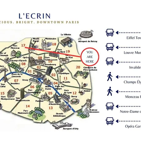 L'ecrin - Lumineux Et Vues Splendides -batignolles Paris