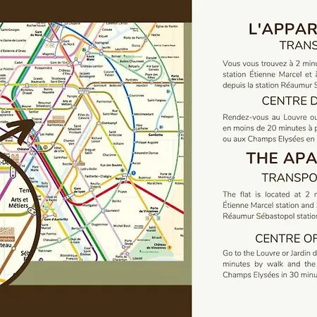 Branche Luxueux Et Moderne - Reaumur-sebastopol Apartment Paris