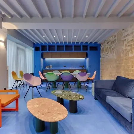 Apartment Les Halles - Luxurious & Colorful 4bd For 16 Guest Paris