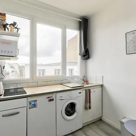Apartment W/view On Roof 2min To Metro Charonne *