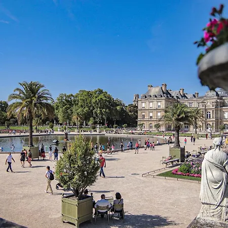 Warm And Bright Front Of Jardin Du Luxembourg