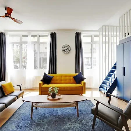 Modern Loft - 2br-8p - Place De La Republique Appartement