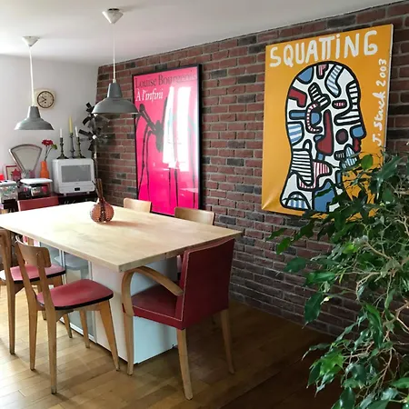 Apartment D'artiste Au Coeur De Paris