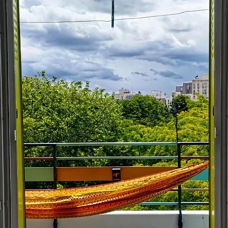 Apartment Canopee, Paisible, Chaleureux, Lumineux, Balcon Paris