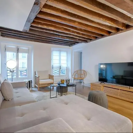 Marais Place Des Vosges Lovely 4p 1br * Párizs
