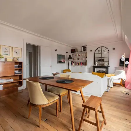 Apartment Beautiful 1bd Parasian Batignolles Paris
