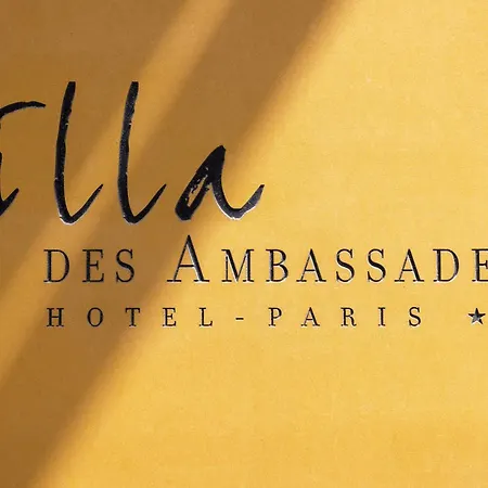 Hotel Des Ambassadeurs 3*