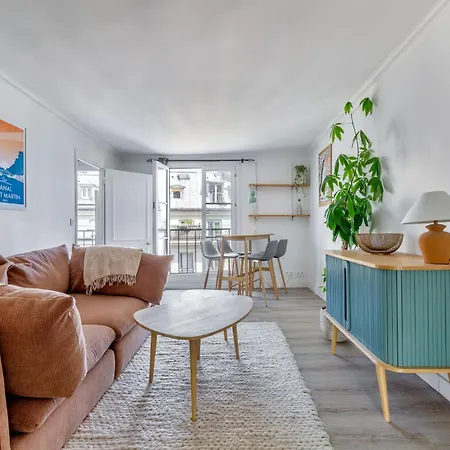Faubourg St Martin - Canal Saint Martin Chaleureux Apartment Paris