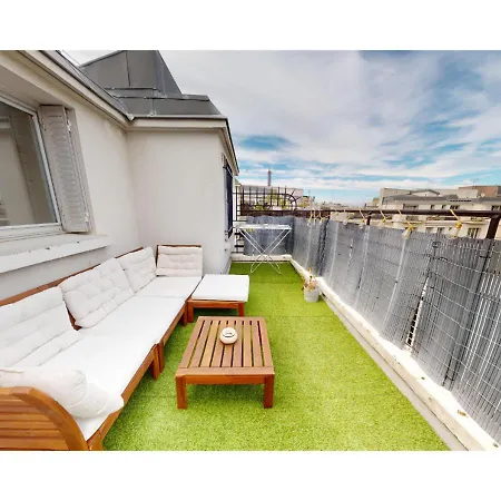 Joivy Charming Studio With Eiffel Tower View Apartment