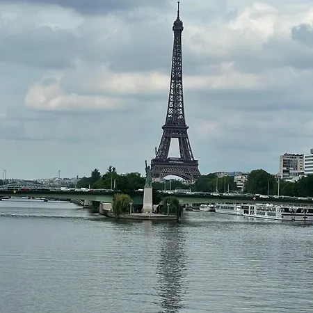 Apartamento Perche Sur Les Toits, 16 Eme Quartier Calme Securise- Proche Quai Seine Roland Garros *