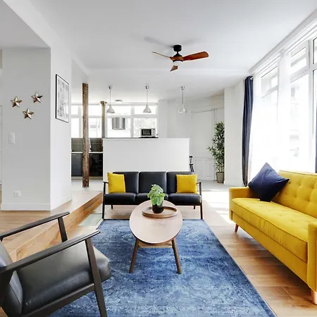 Apartment Modern Loft - 2br-8p - Place De La Republique
