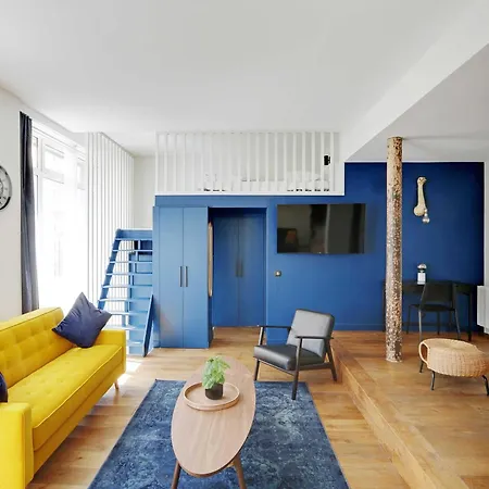 Modern Loft - 2br-8p - Place De La Republique Apartment *