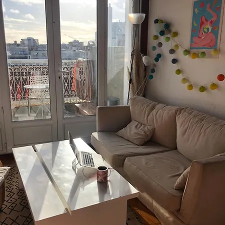 2 Bedrooms Flat In The Center Of With Terrasse And Incredible View Apartamento París