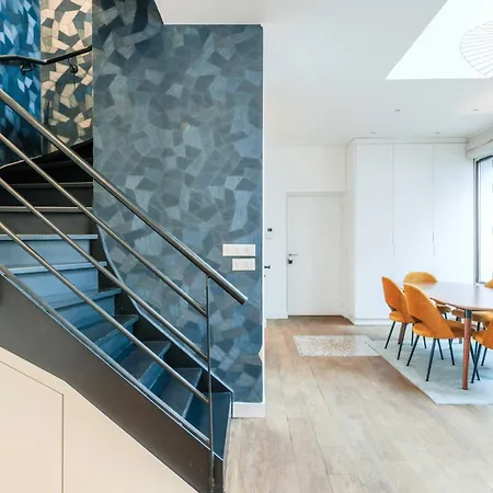 Bastille - Elegant Duplex Loft -6p *