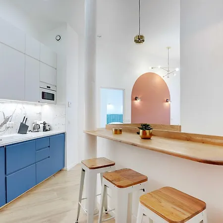 Apartament Charming 2br - 8p With Ac - Galerie Lafayette