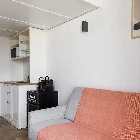 公寓 Pleasant 1bd Duplex For 4 Batignolles *