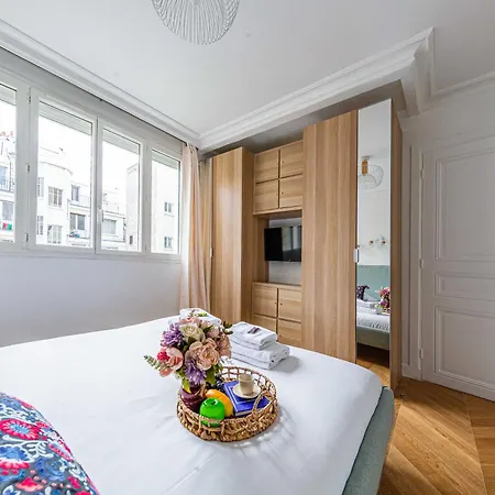 Cozy Apartment-1br-4p- Trocadero - Eiffel Tower Apartament Paryż