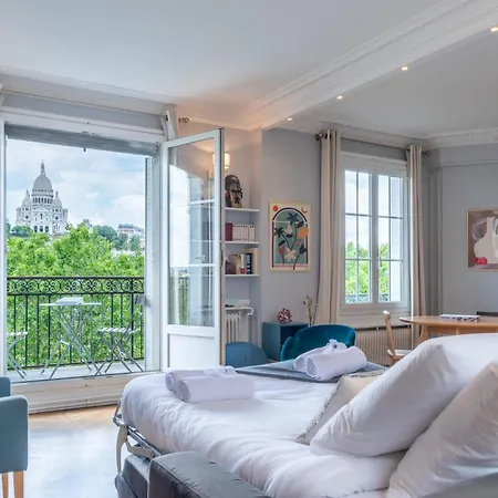 Apartment Montmartre - Avec Vue Sur Le Sacre-coeur Paris