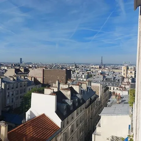 Flat With Tour Eiffel View And Montmartre Apartment *