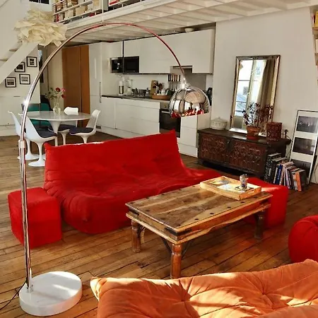 Loft Style 4 People In And Trendy Apartment Paris